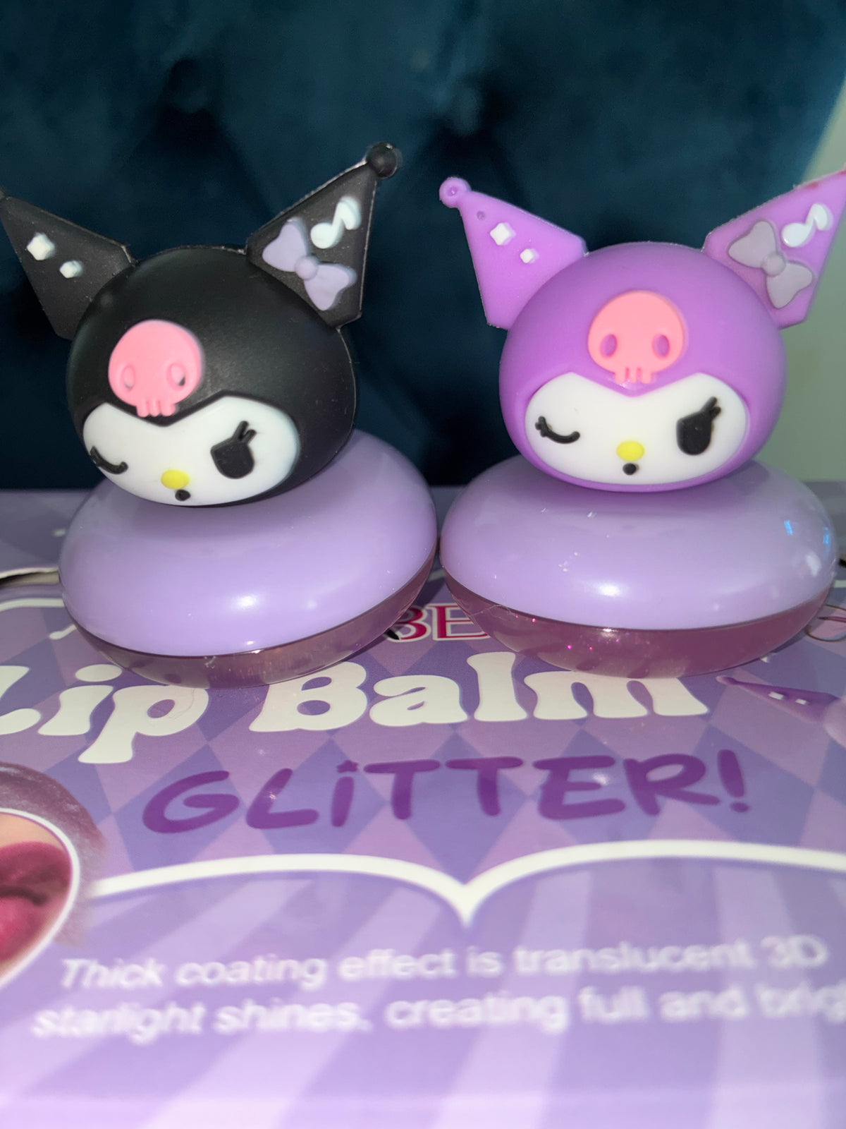 Kuromi Glitter lip balm