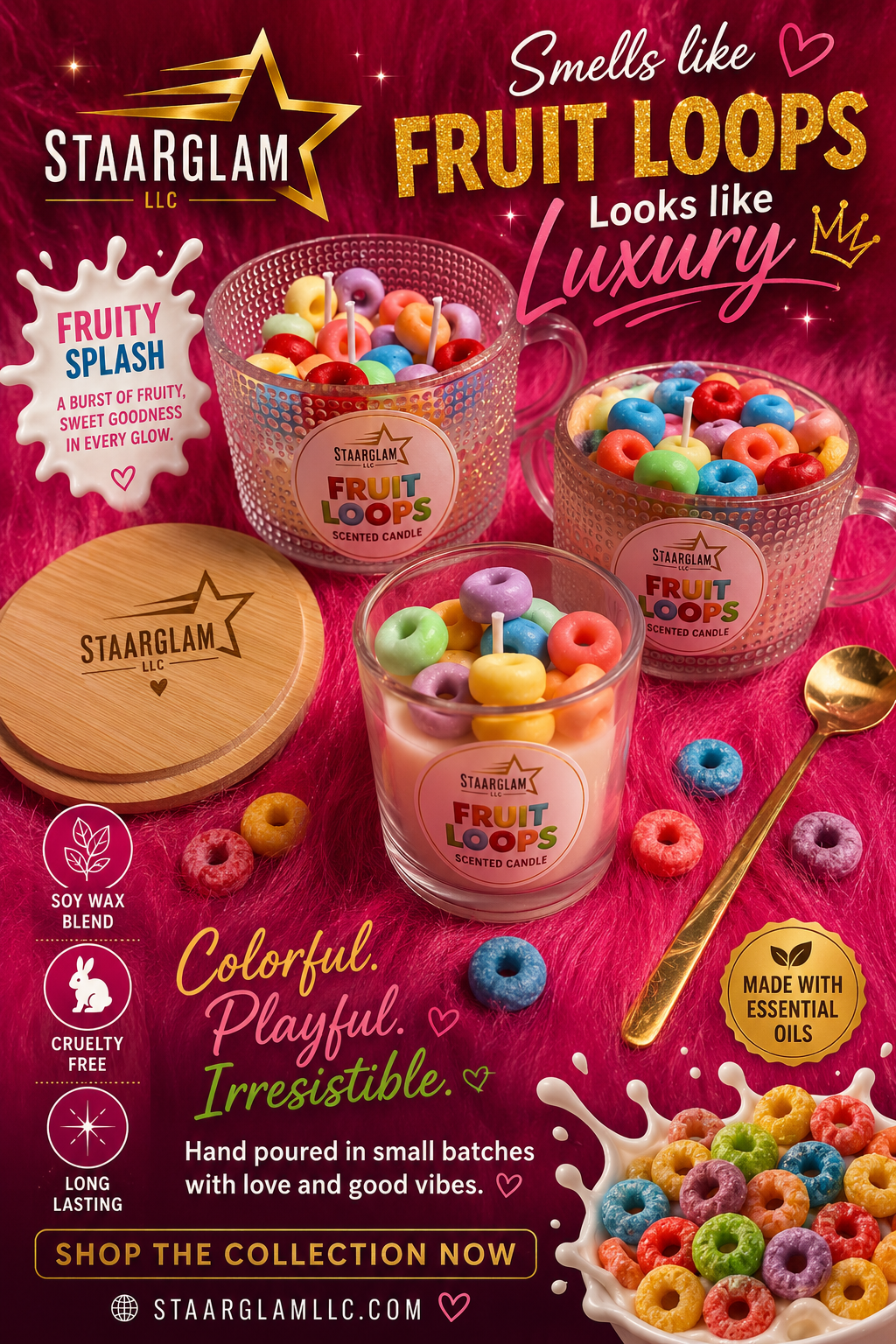 Fruit Loops Scented Candles
