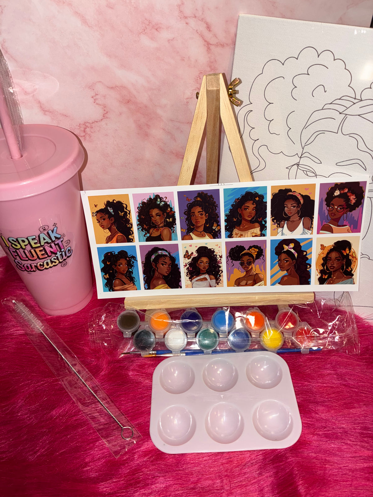 Paint And Sip Set