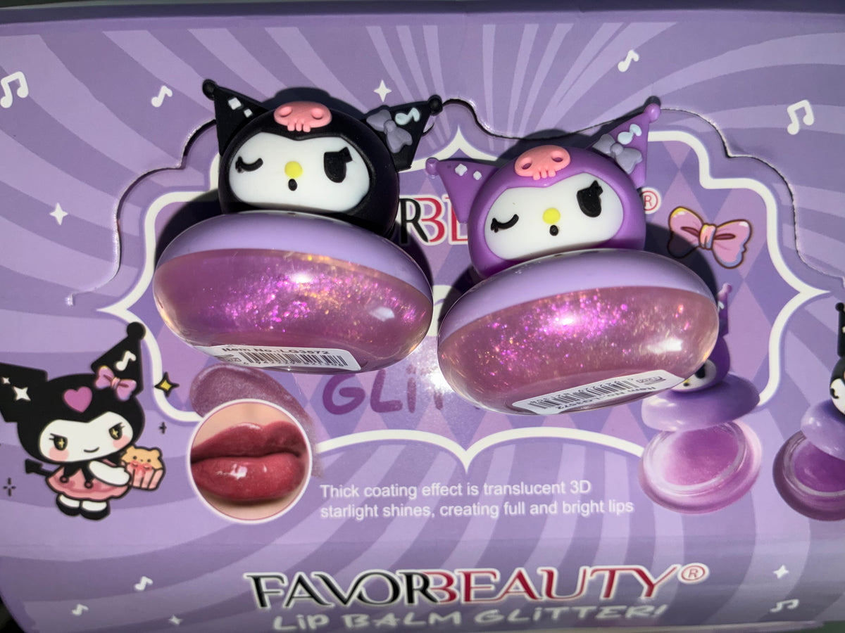 Kuromi Glitter lip balm