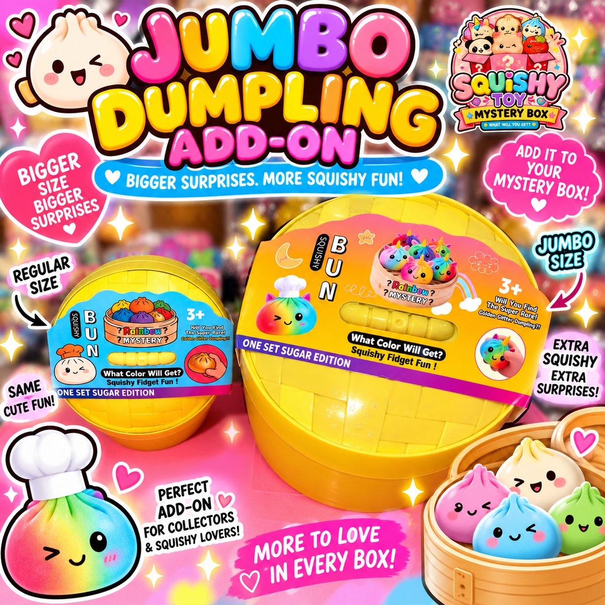 Dumpling Mystery Squishy Box