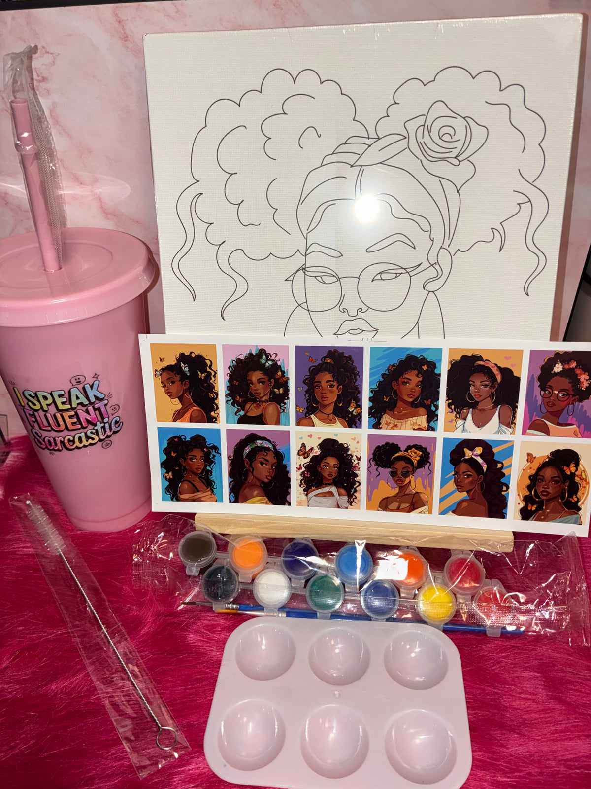Paint And Sip Set