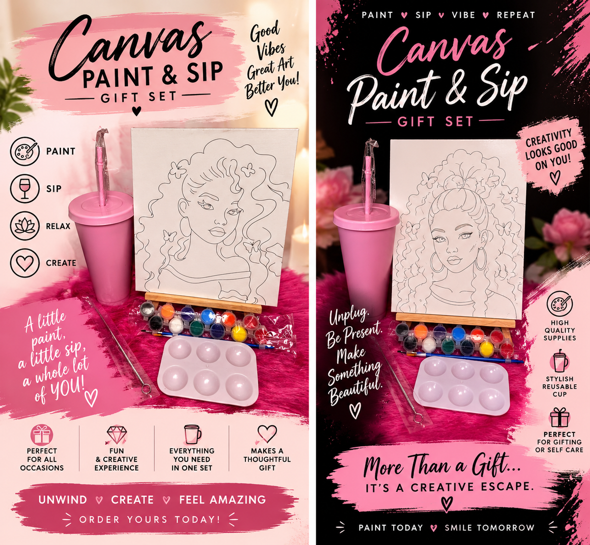 Paint And Sip Set