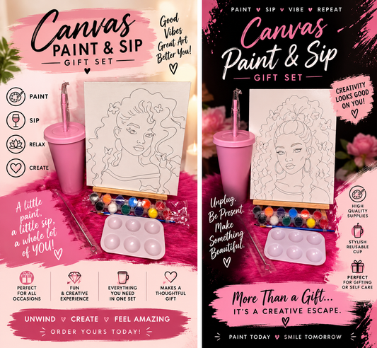 Paint And Sip Set