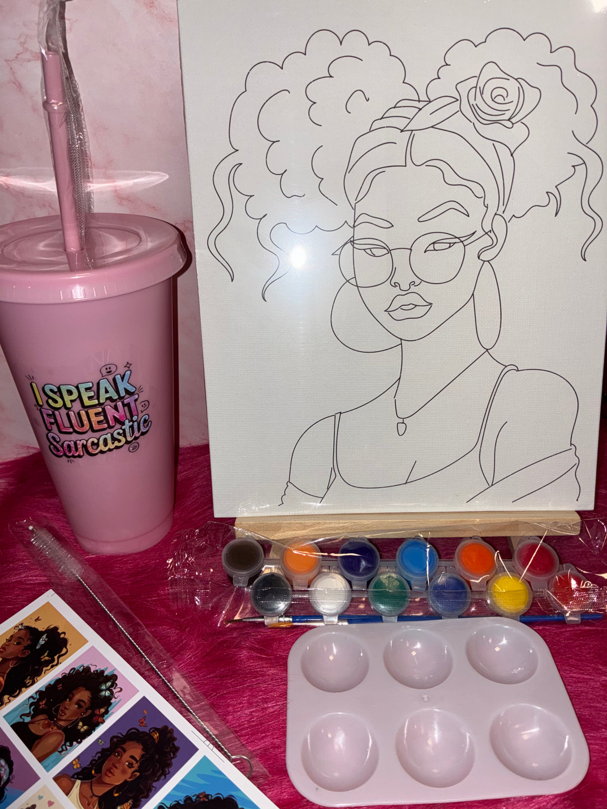 Paint And Sip Set