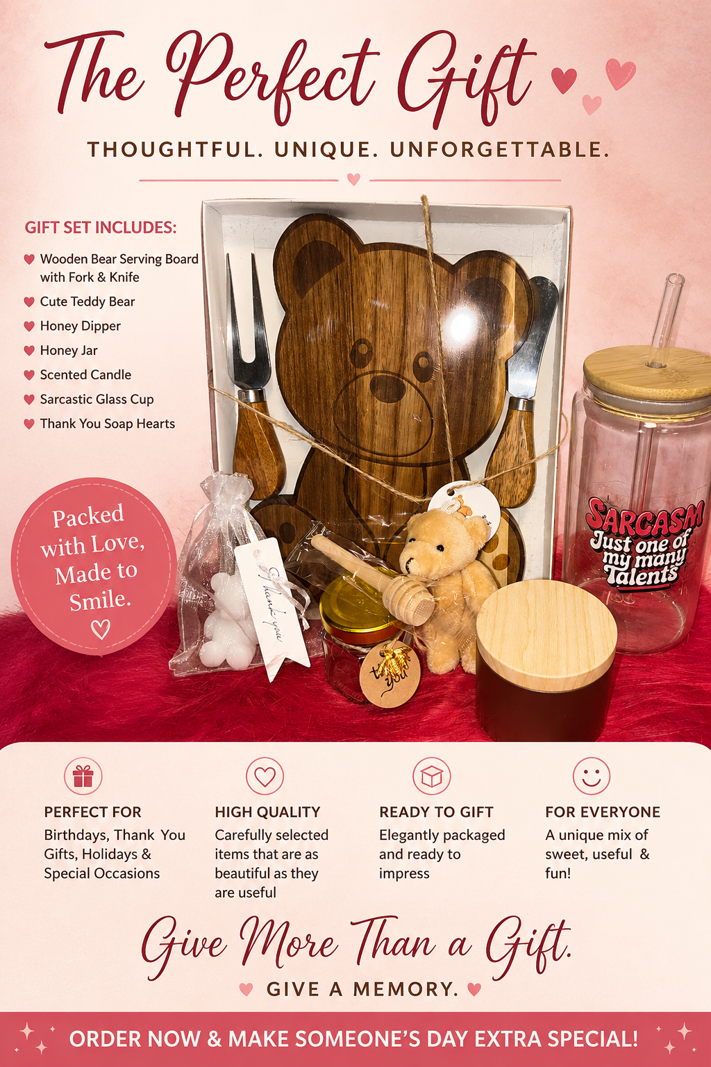 Bear Charcuterie Board