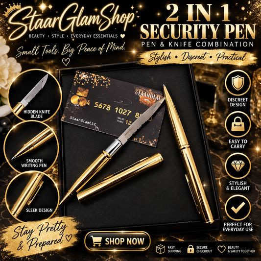 2-in-1 Security Pen | Stylish, Sleek & Discreet ✨