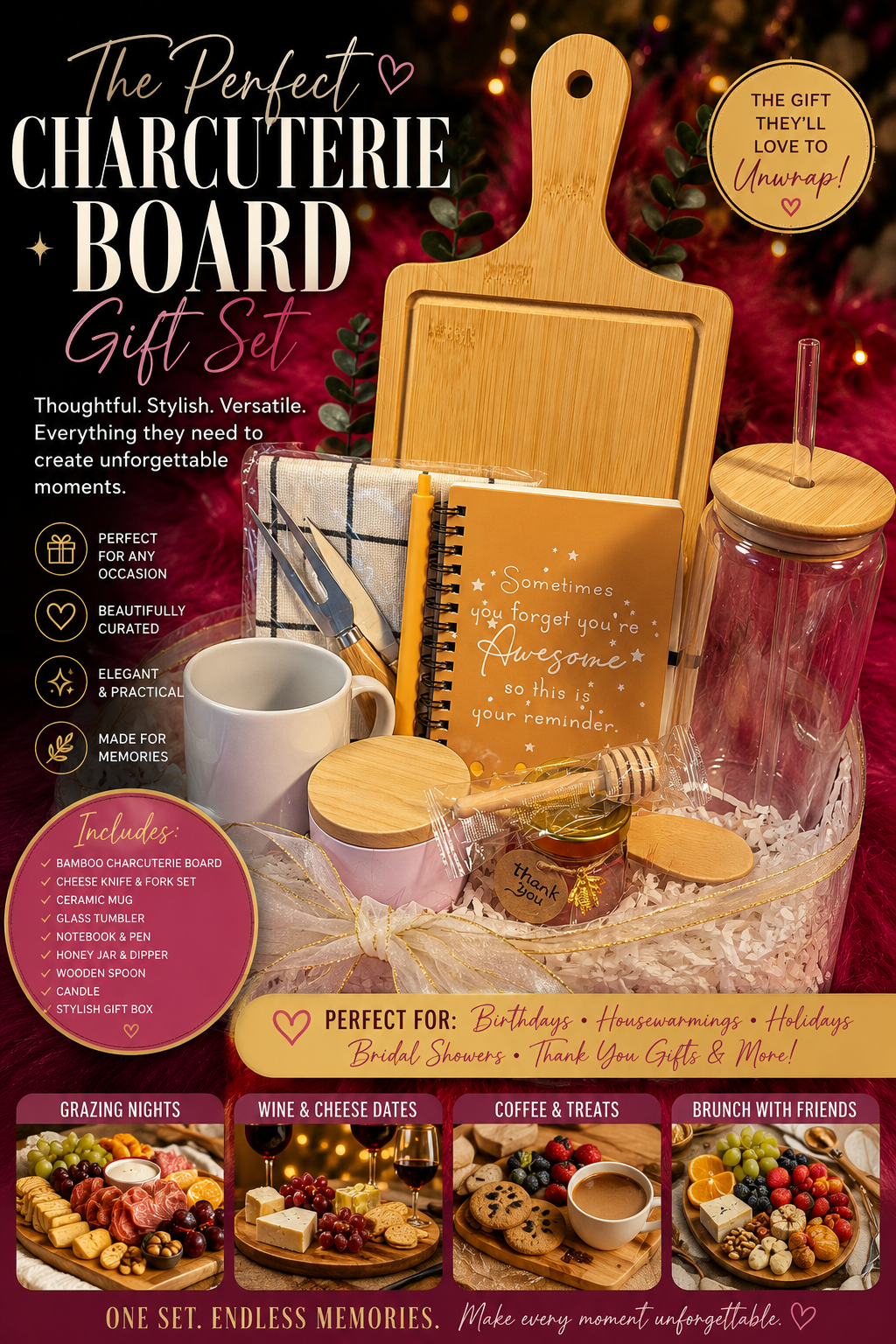 Charcuterie Board Gift Set