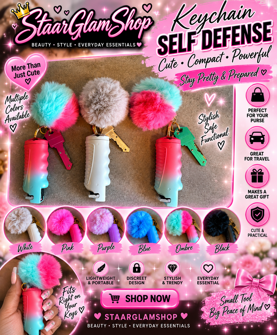 ✨ KEYCHAIN SELF-DEFENSE