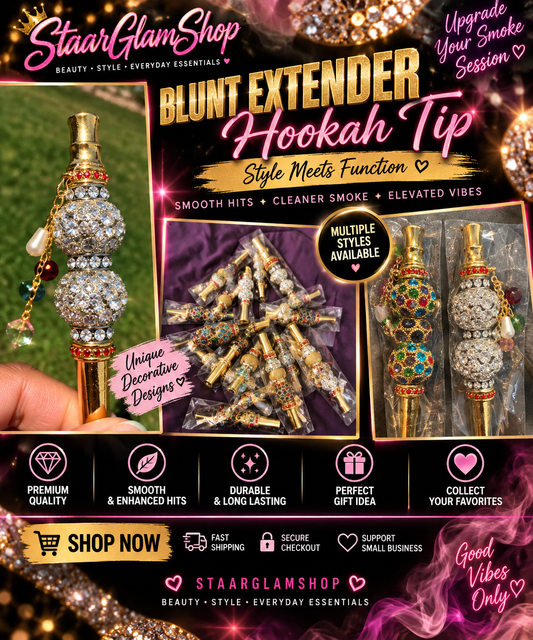BLUNT EXTENDERS & DECORATIVE HOOKAH TIPS