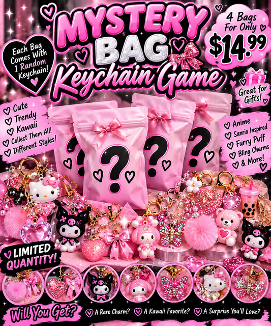 Keychain Blind Bag Game